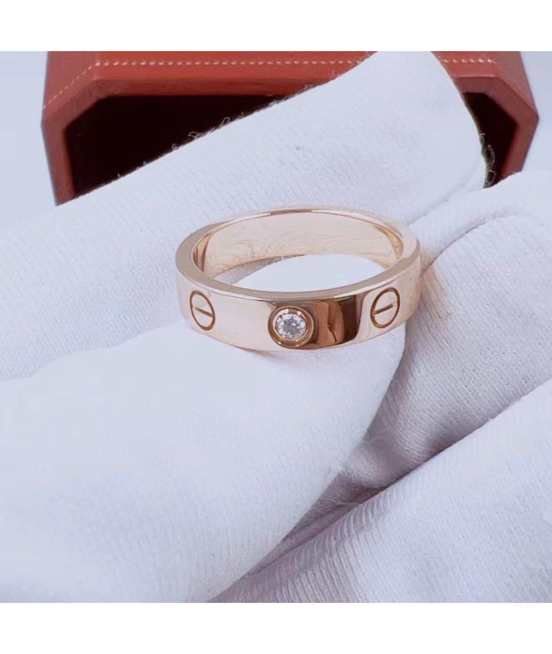 CARTIER Золотое кольцо из розового золота, фото 4