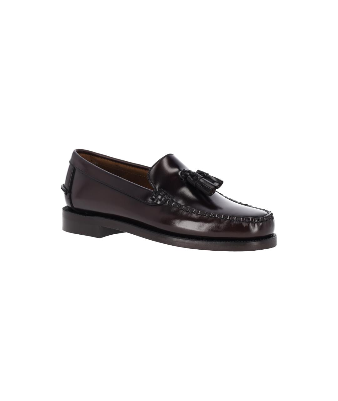 SEBAGO Коричневые кожаные низкие ботинки, фото 2