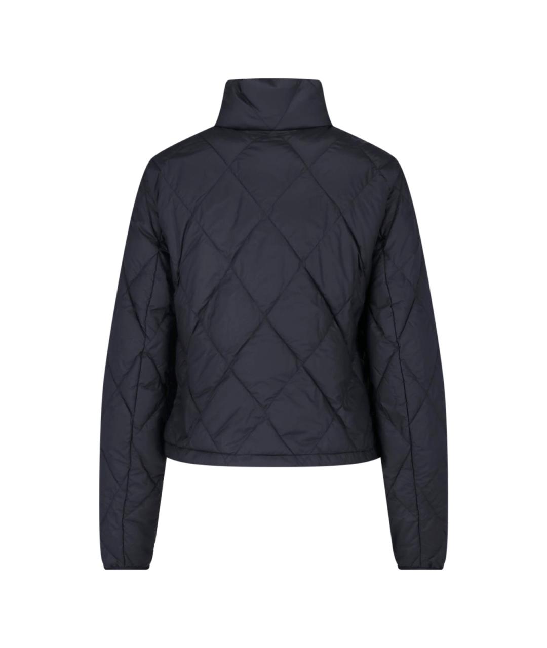 BURBERRY Черная полиамидовая куртка, фото 2