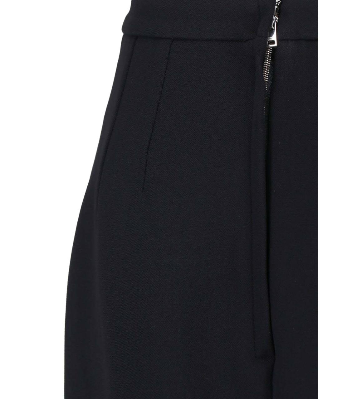 DOLCE&GABBANA Черная шерстяная юбка миди, фото 5