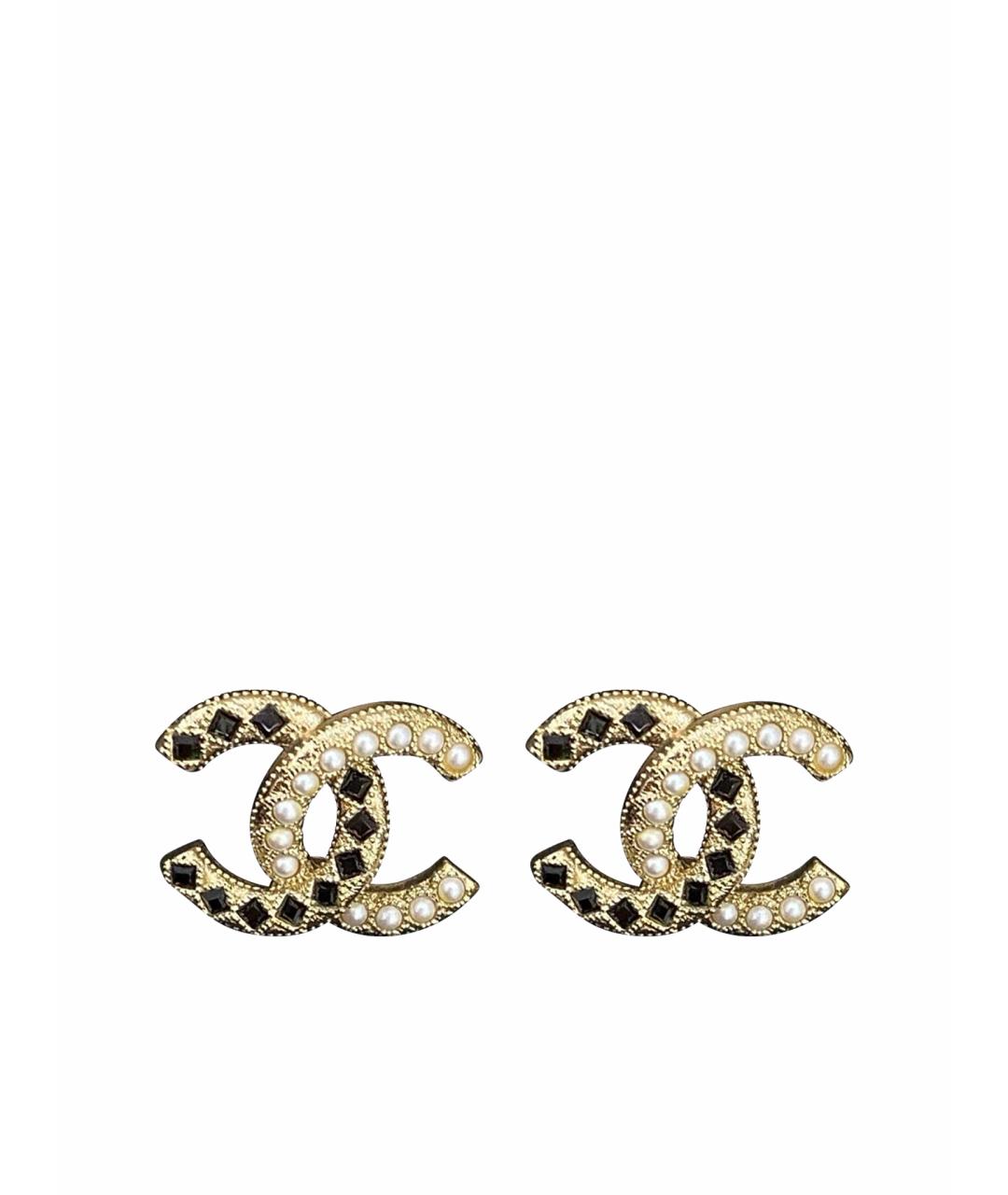 CHANEL Серебряные серьги, фото 1