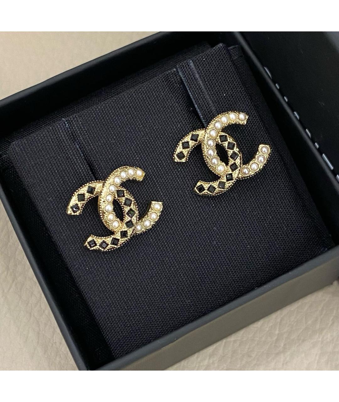 CHANEL Серебряные серьги, фото 3