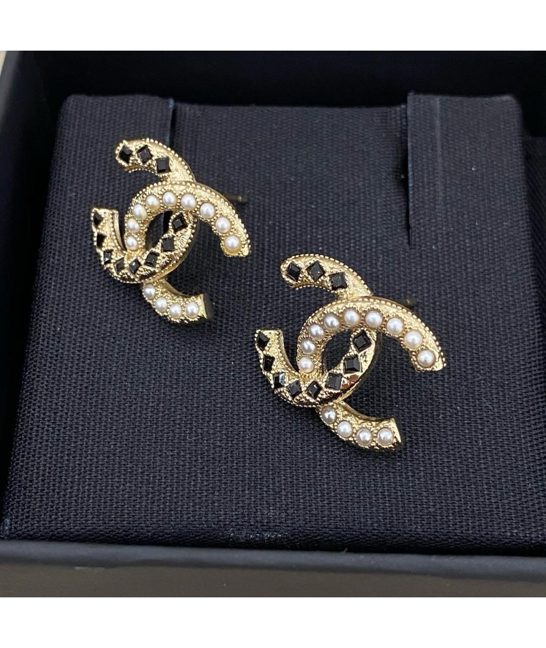 CHANEL Серебряные серьги, фото 4