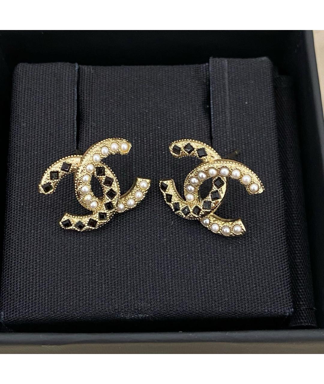 CHANEL Серебряные серьги, фото 5