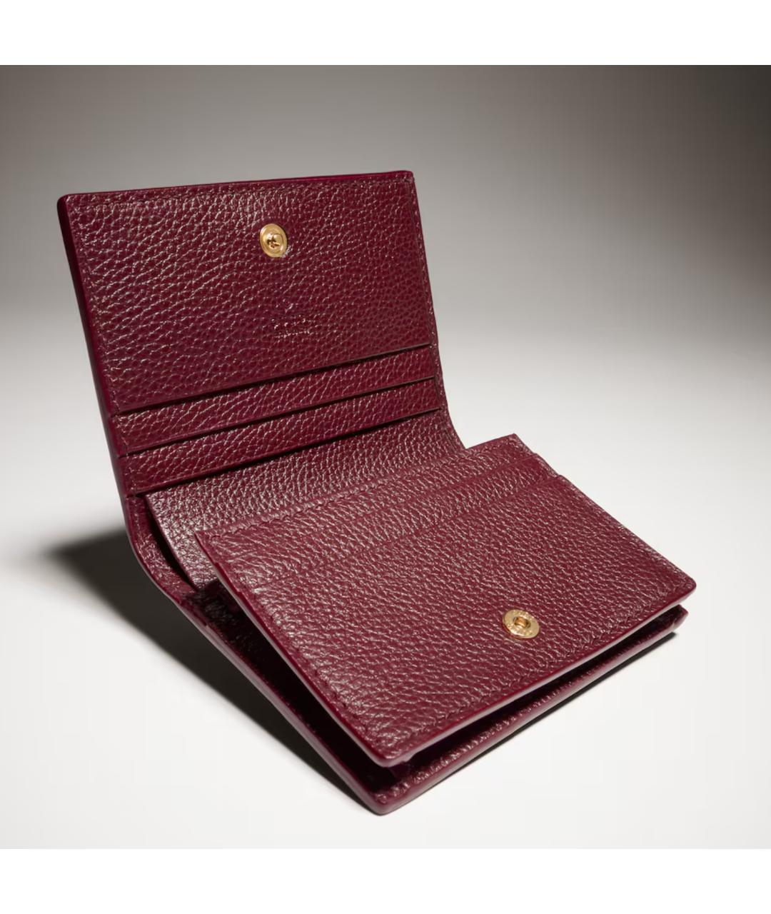 GUCCI Черный кожаный кошелек, фото 2