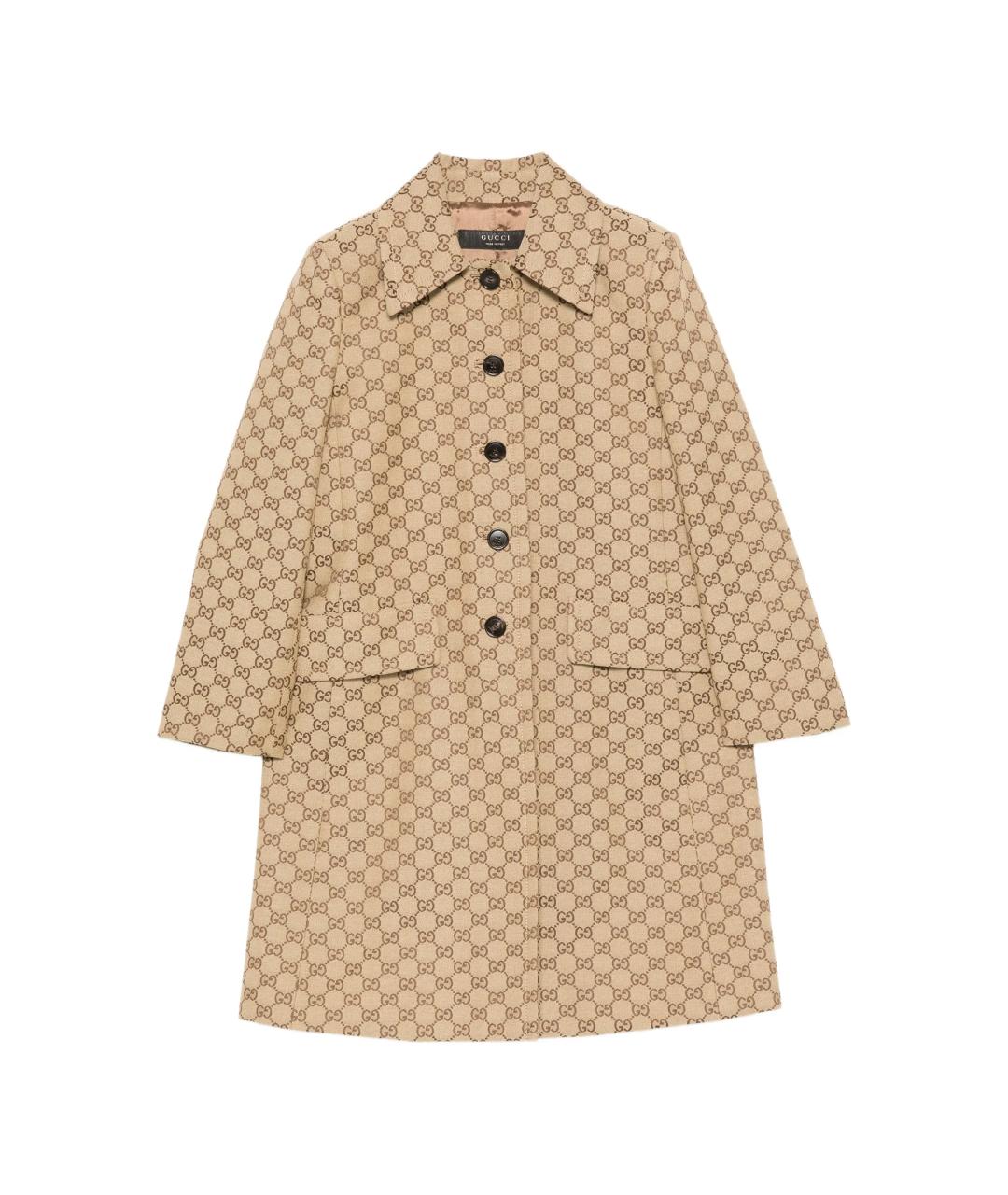 GUCCI Бежевый тренч/плащ, фото 1
