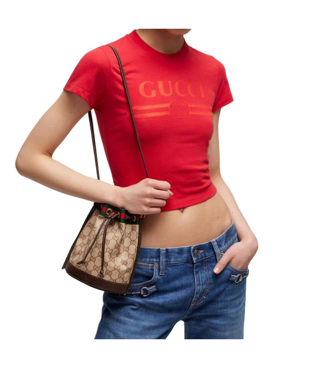 GUCCI Бежевая сумка через плечо, фото 2