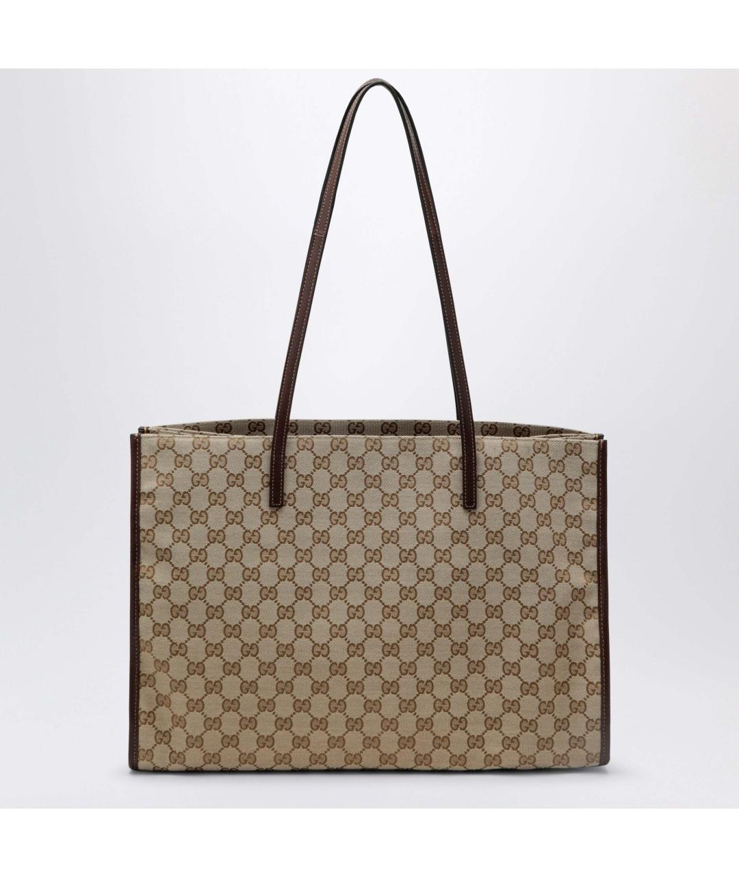 GUCCI Бежевая сумка тоут, фото 2
