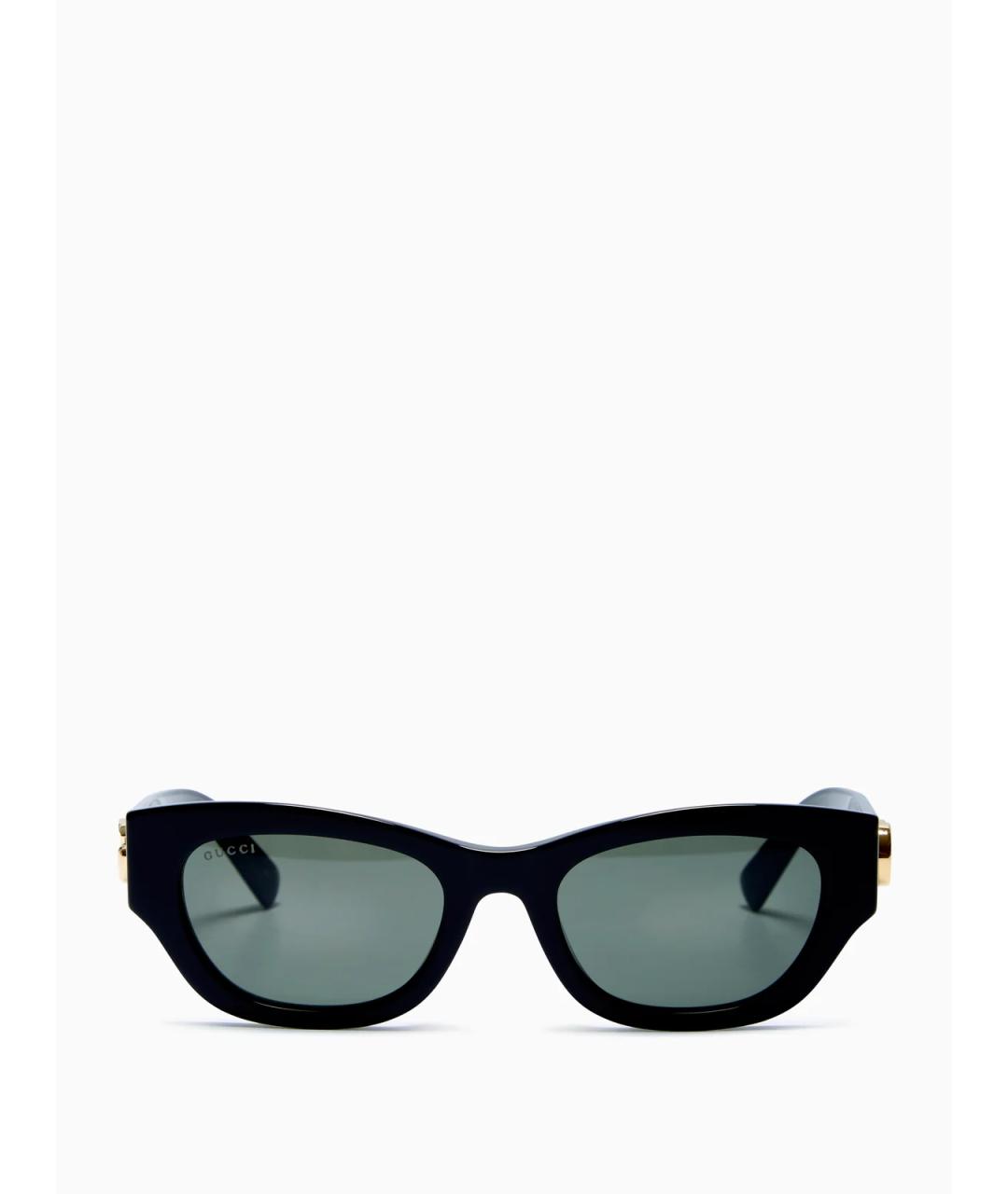 GUCCI Черные пластиковые солнцезащитные очки, фото 2