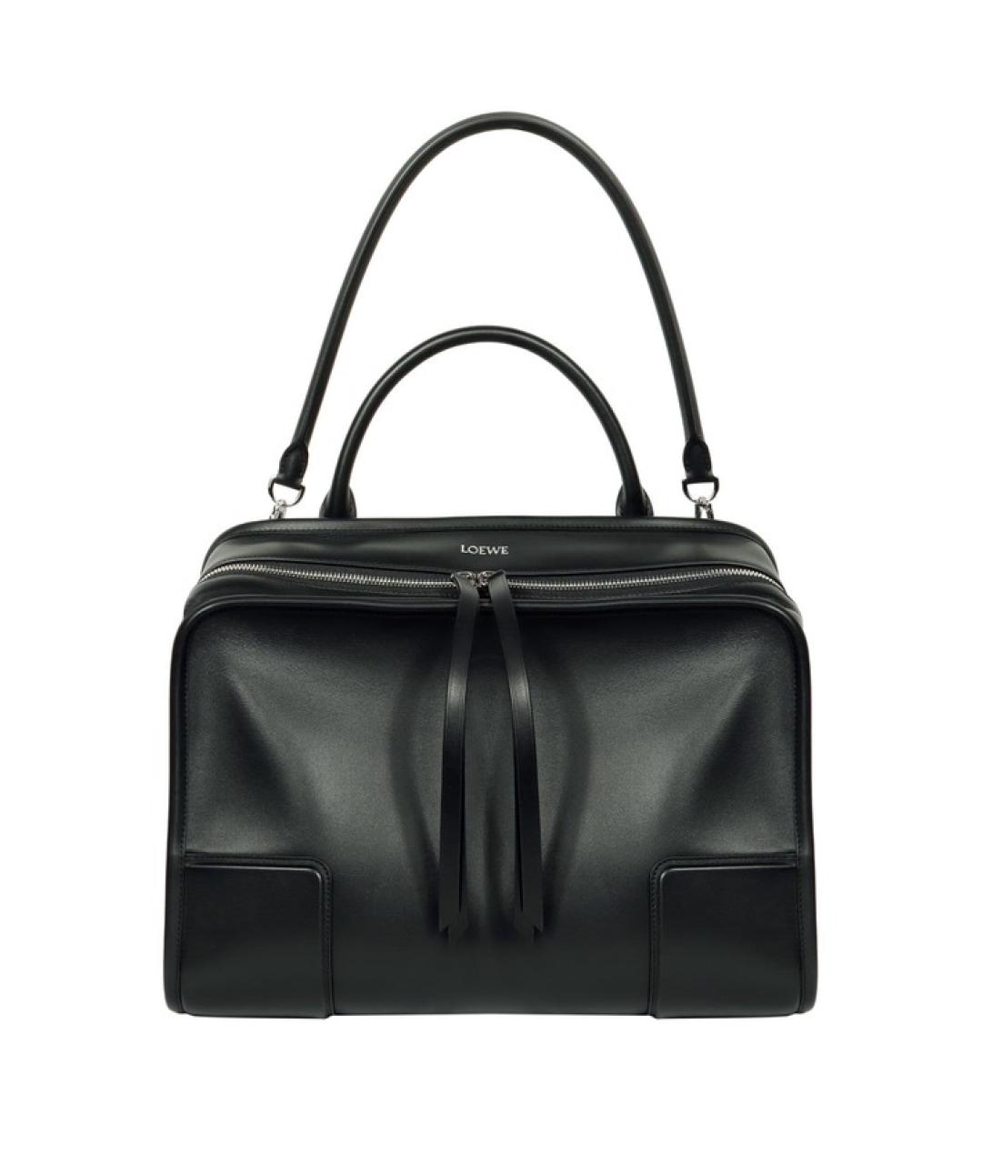 LOEWE Черная кожаная сумка через плечо, фото 3