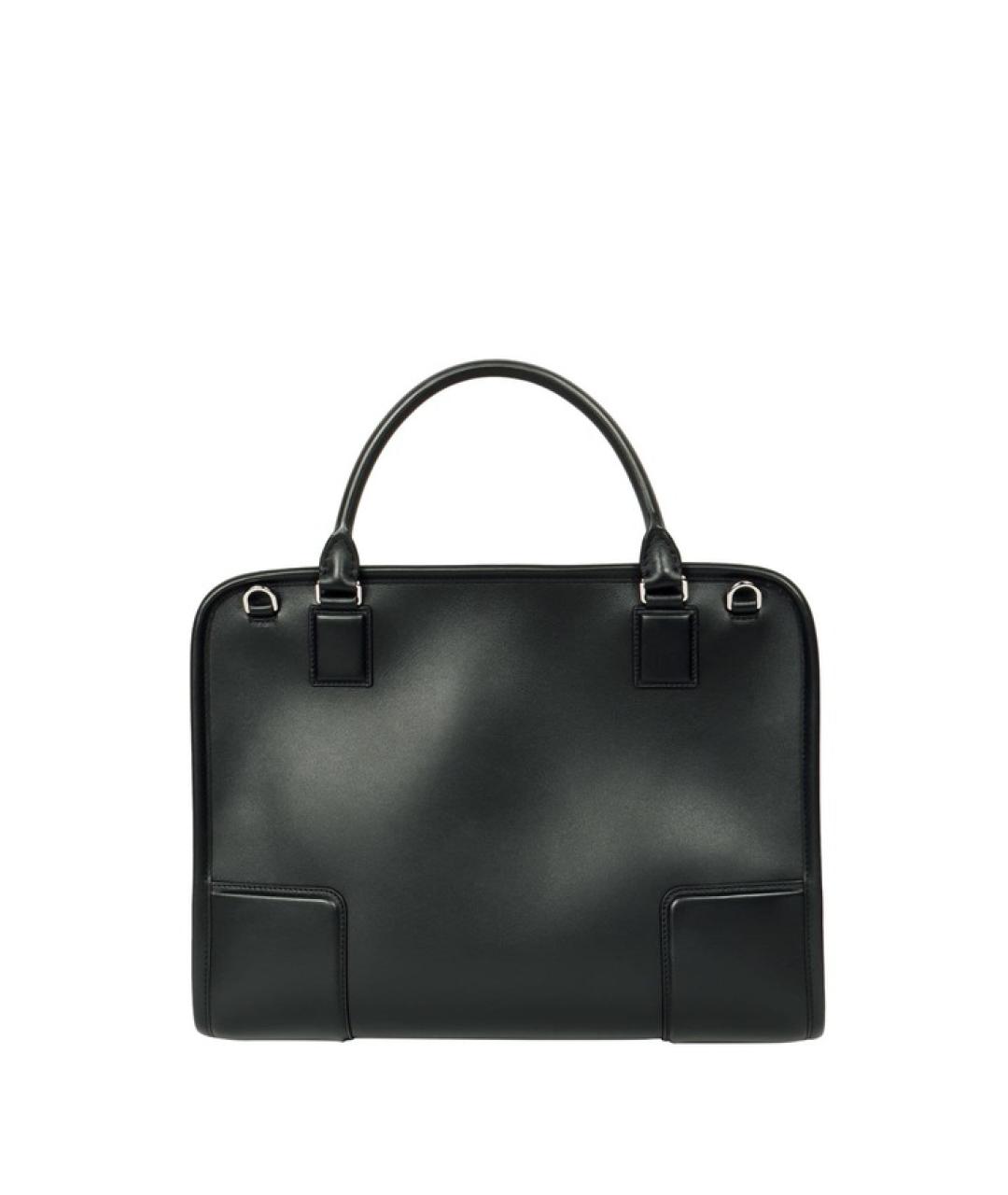 LOEWE Черная кожаная сумка через плечо, фото 4