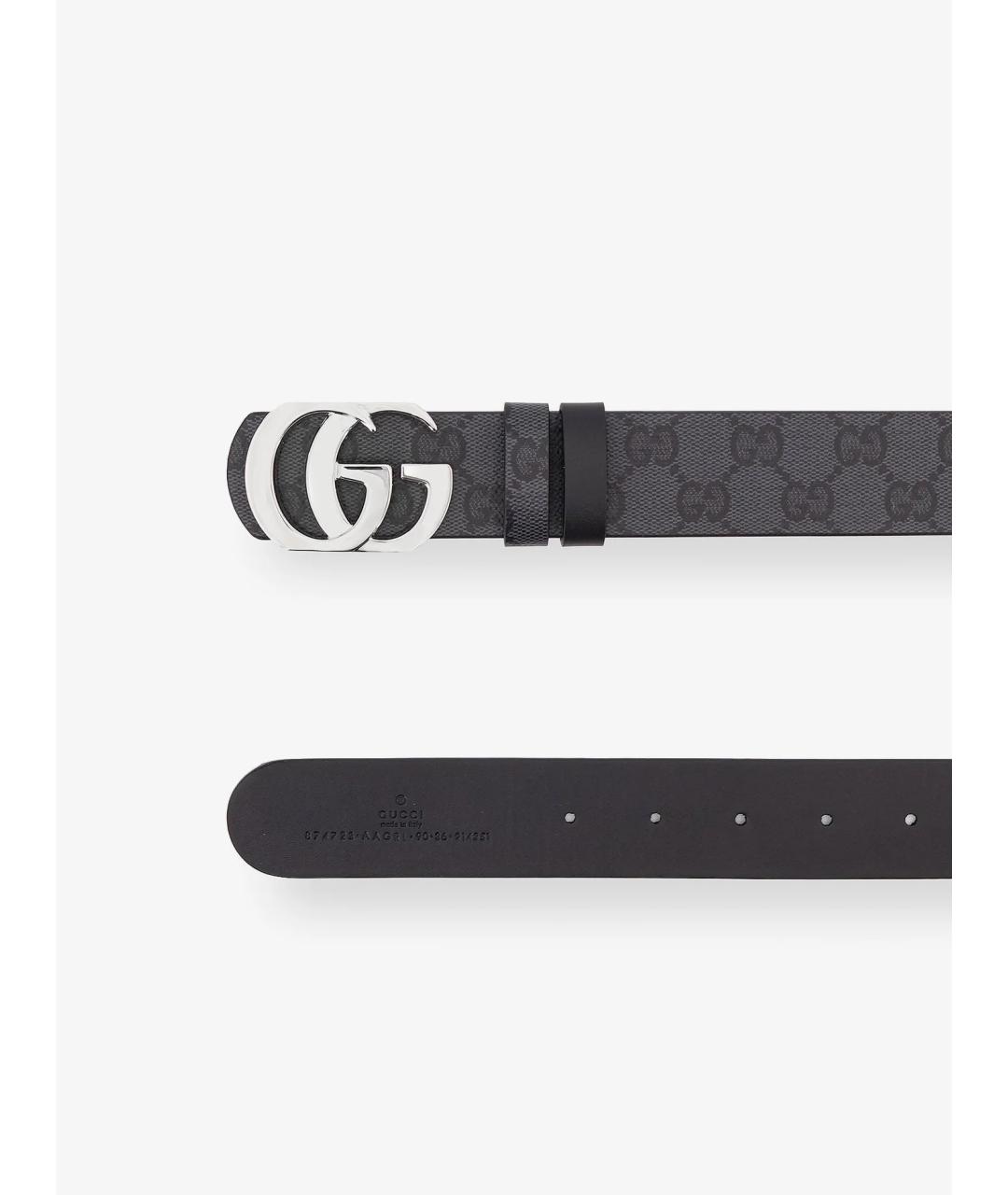 GUCCI Черный ремень, фото 2