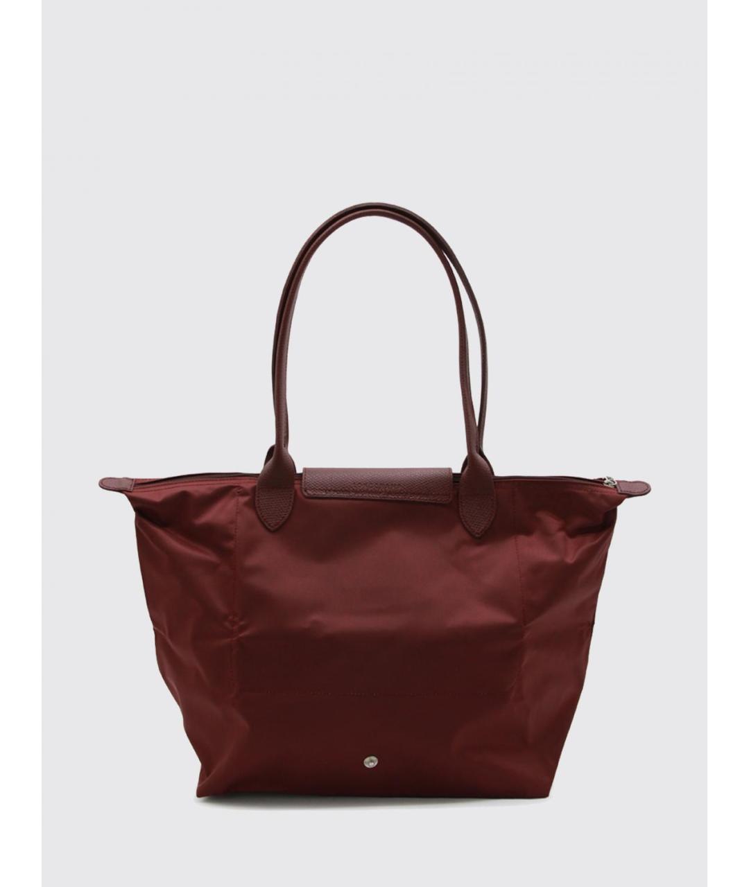 LONGCHAMP Бордовая нейлоновая сумка через плечо, фото 2