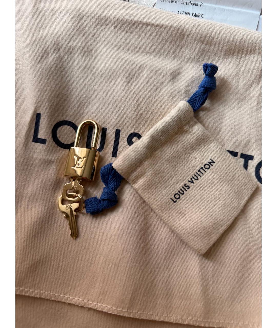 LOUIS VUITTON Коричневая канва сумка с короткими ручками, фото 7