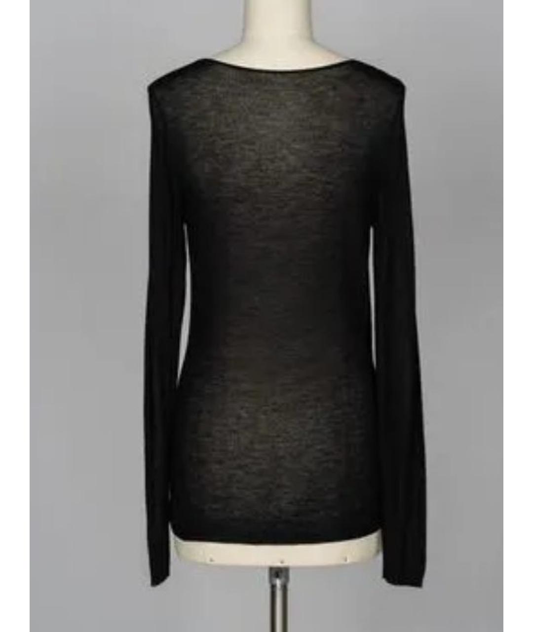 ANN DEMEULEMEESTER Черный вискозный джемпер / свитер, фото 2