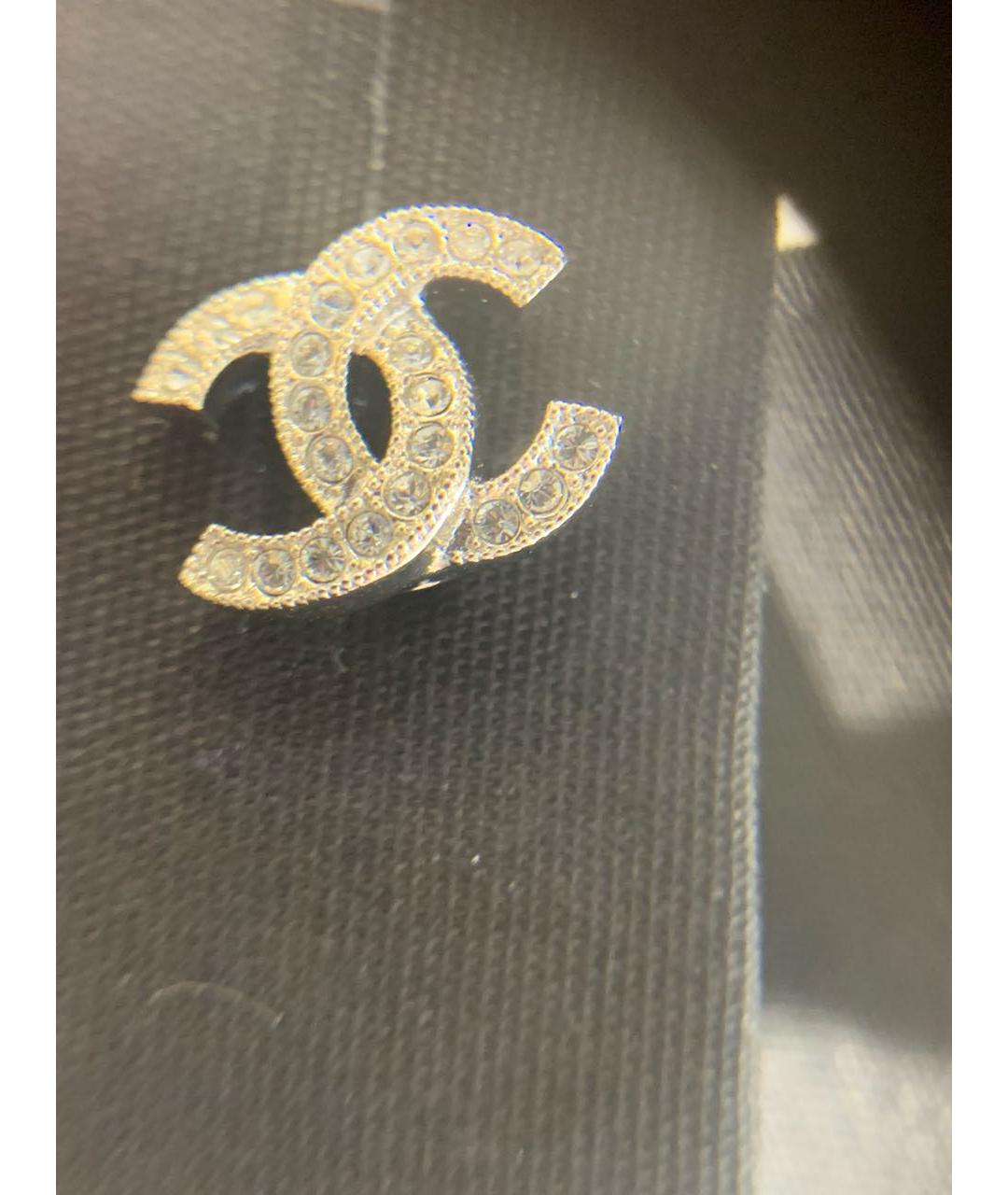 CHANEL Серебряные серьги, фото 4