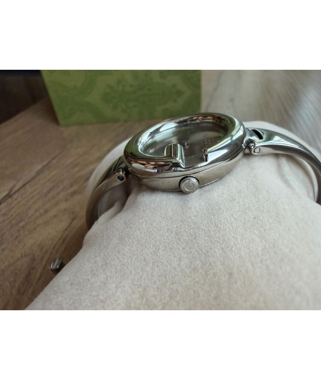 GUCCI Серебряные часы, фото 3
