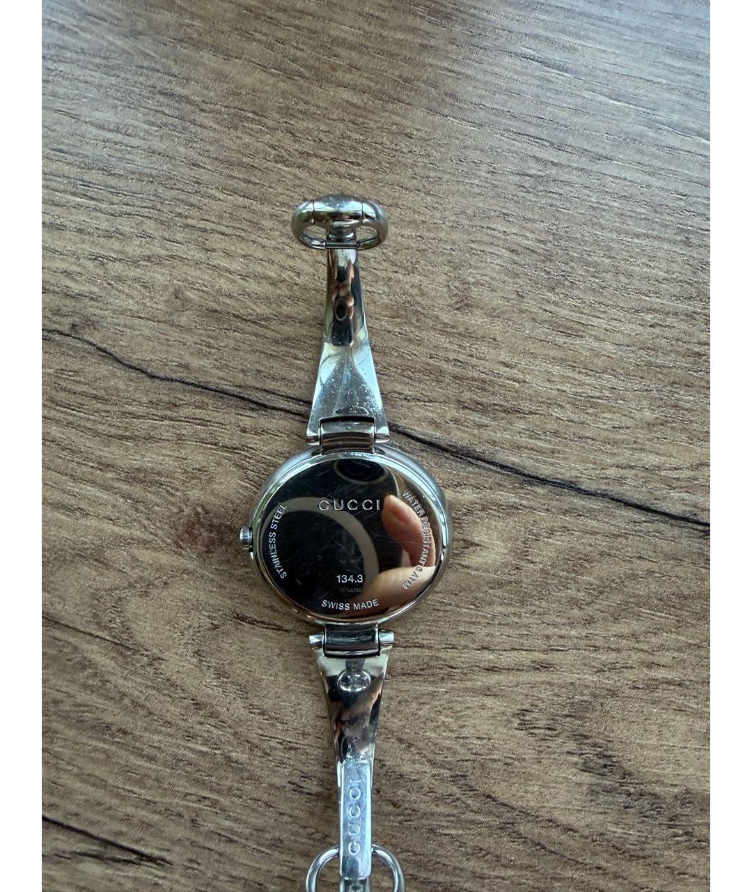 GUCCI Серебряные часы, фото 2
