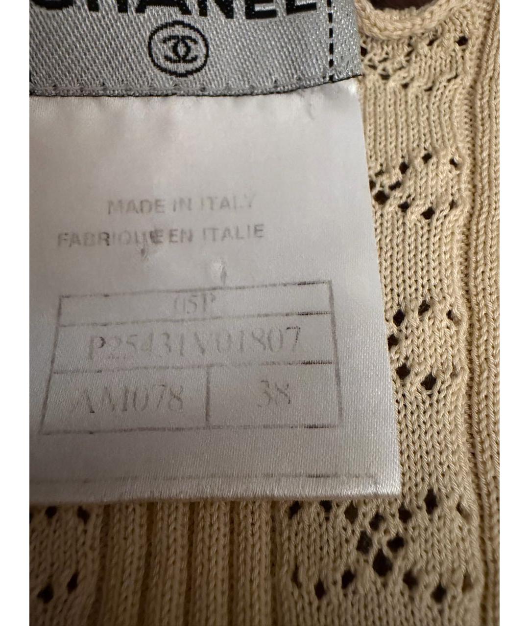 CHANEL Бежевая майка, фото 2