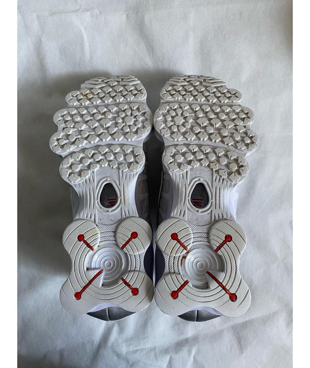 NIKE Белые синтетические низкие кроссовки / кеды, фото 6
