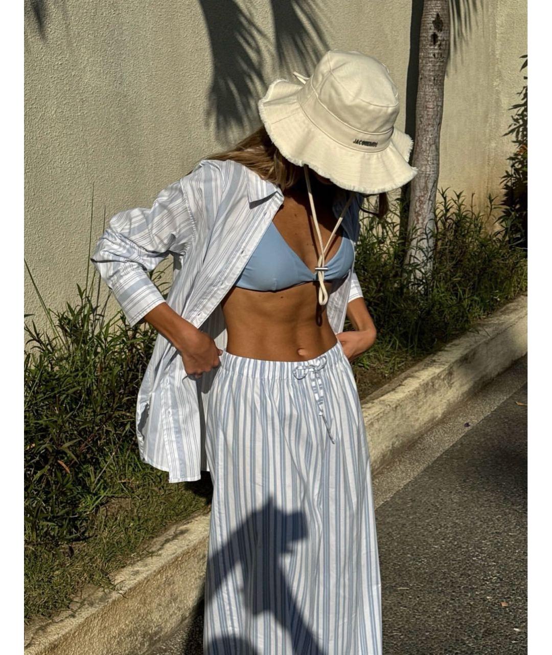 JACQUEMUS Белая хлопковая панама, фото 7