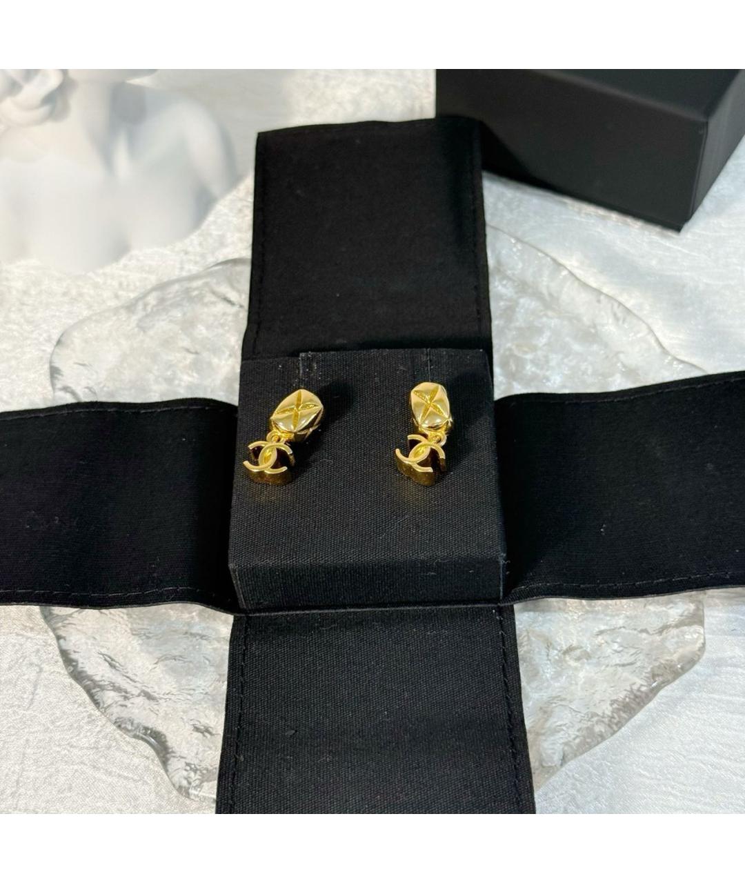 CHANEL Золотые серьги, фото 4