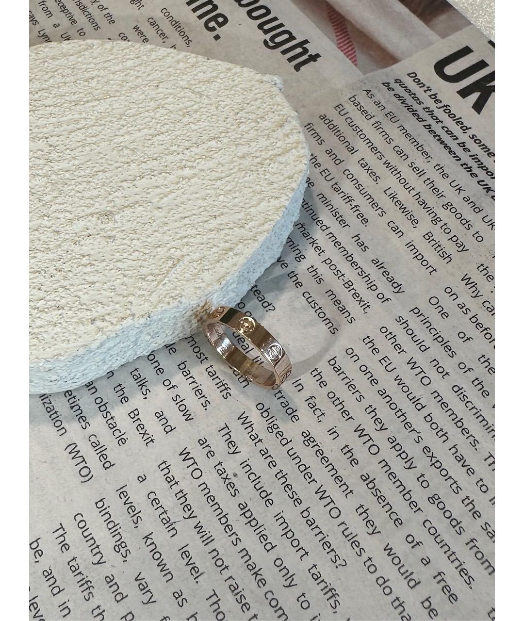CARTIER Золотое кольцо из розового золота, фото 3