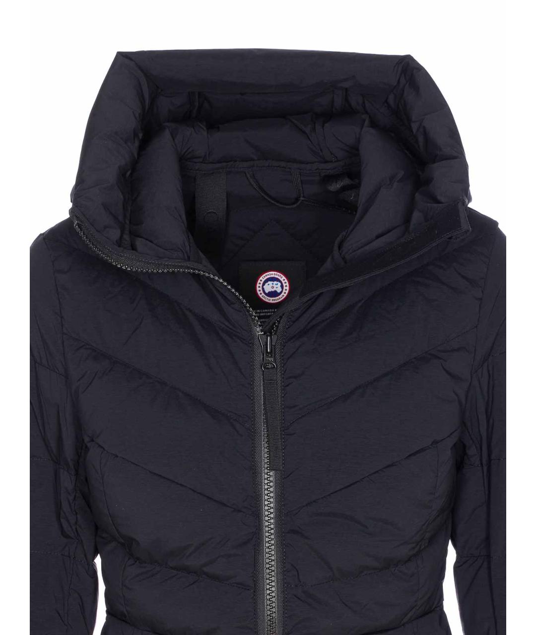CANADA GOOSE Черная полиамидовая куртка, фото 4
