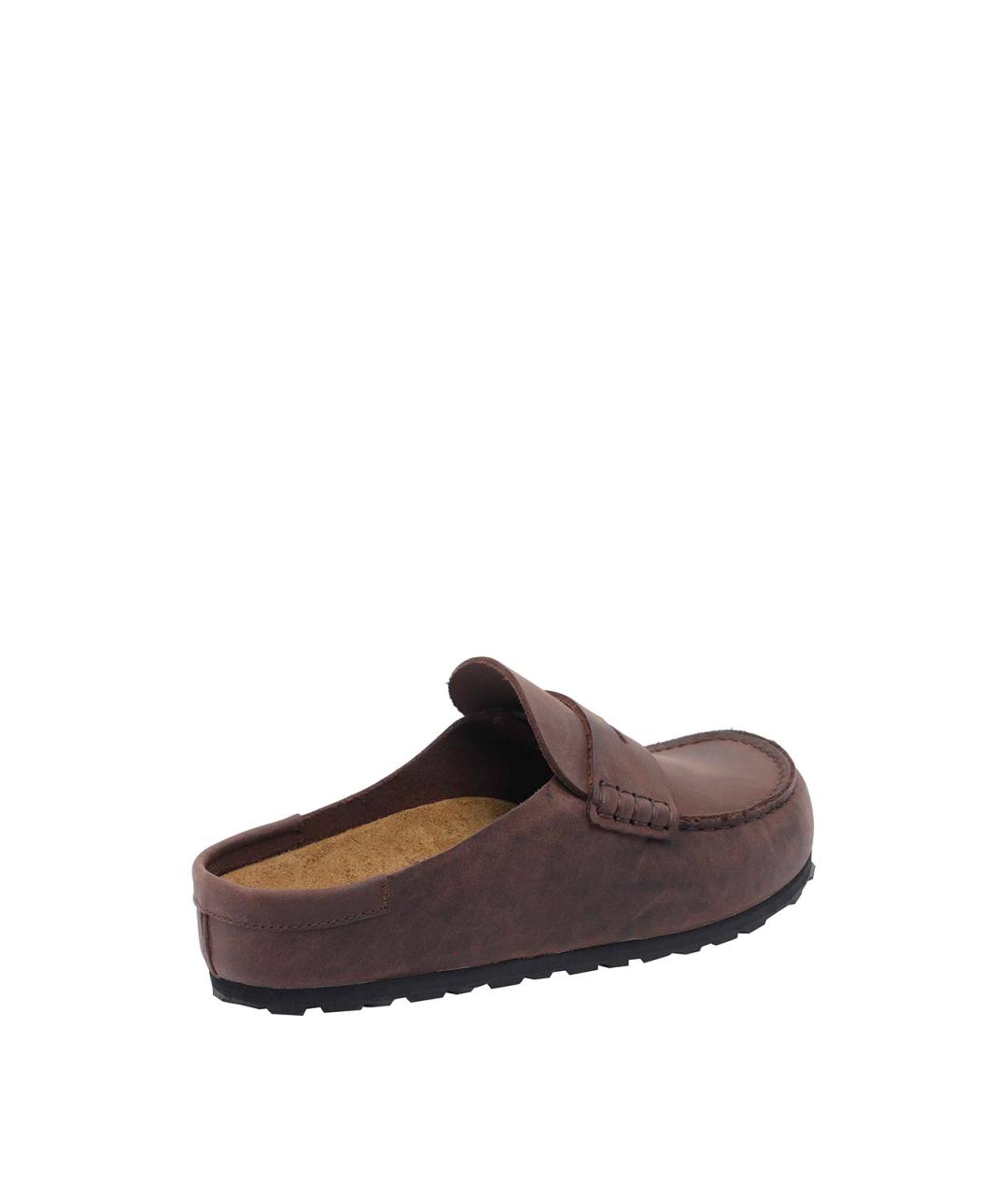 BIRKENSTOCK Коричневые замшевые мюли, фото 3