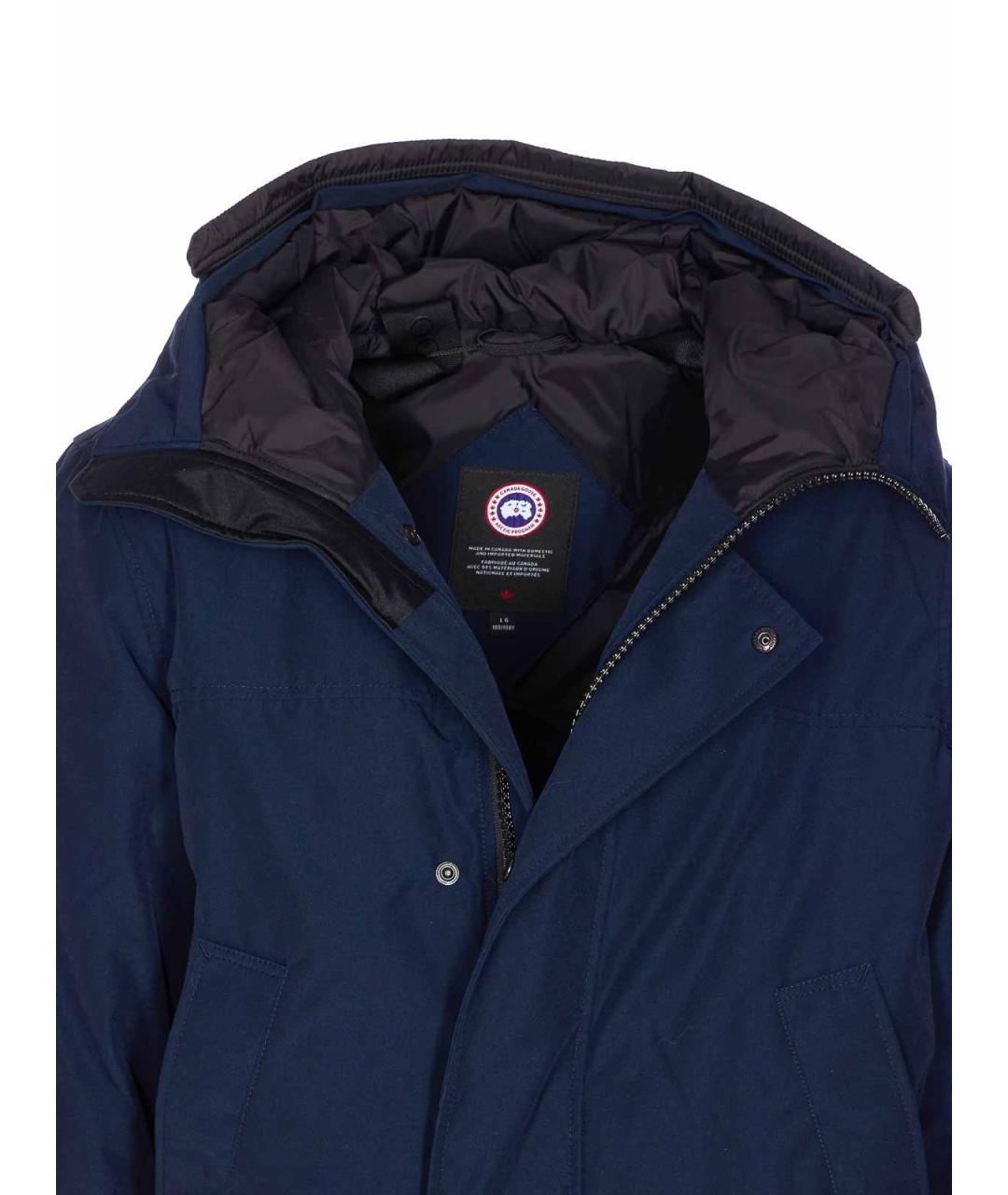 CANADA GOOSE Синяя полиэстеровая парка, фото 4