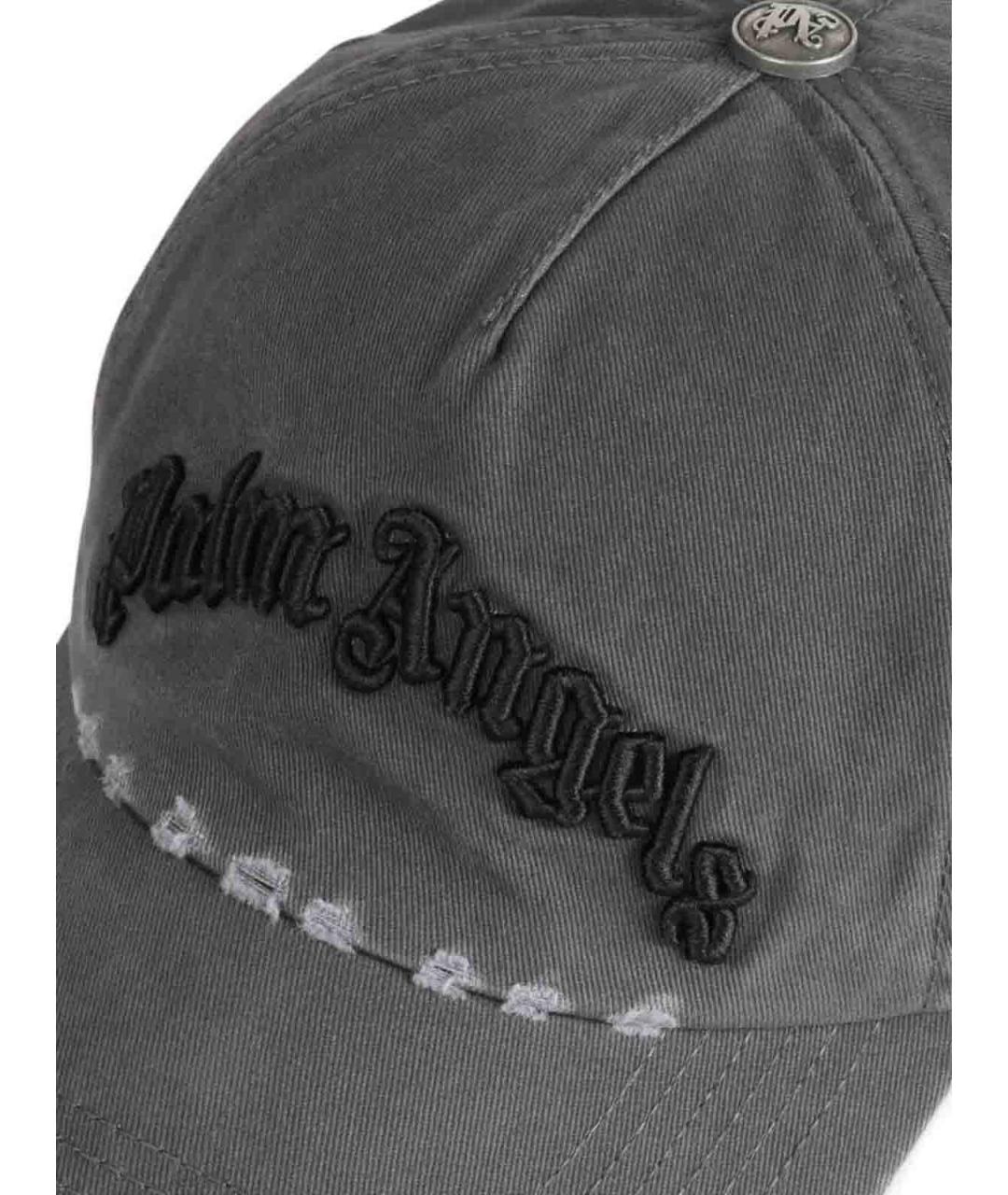 PALM ANGELS Серая кепка/бейсболка, фото 2