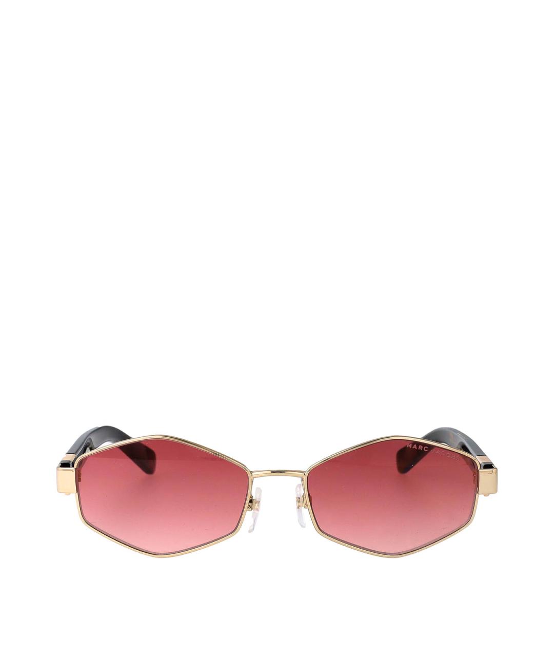 MARC JACOBS Бордовые металлические солнцезащитные очки, фото 1