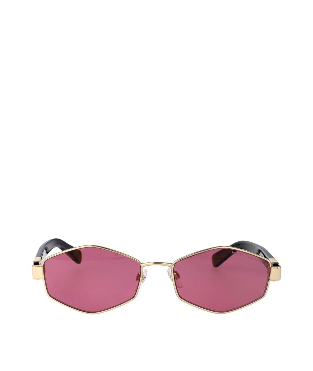 MARC JACOBS Золотые металлические солнцезащитные очки, фото 1