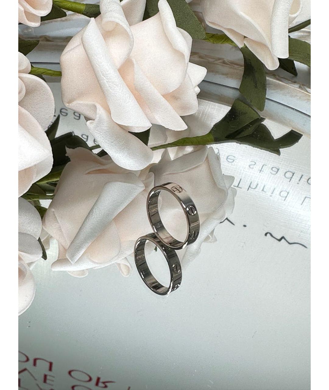 CARTIER Серебряное кольцо из белого золота, фото 4