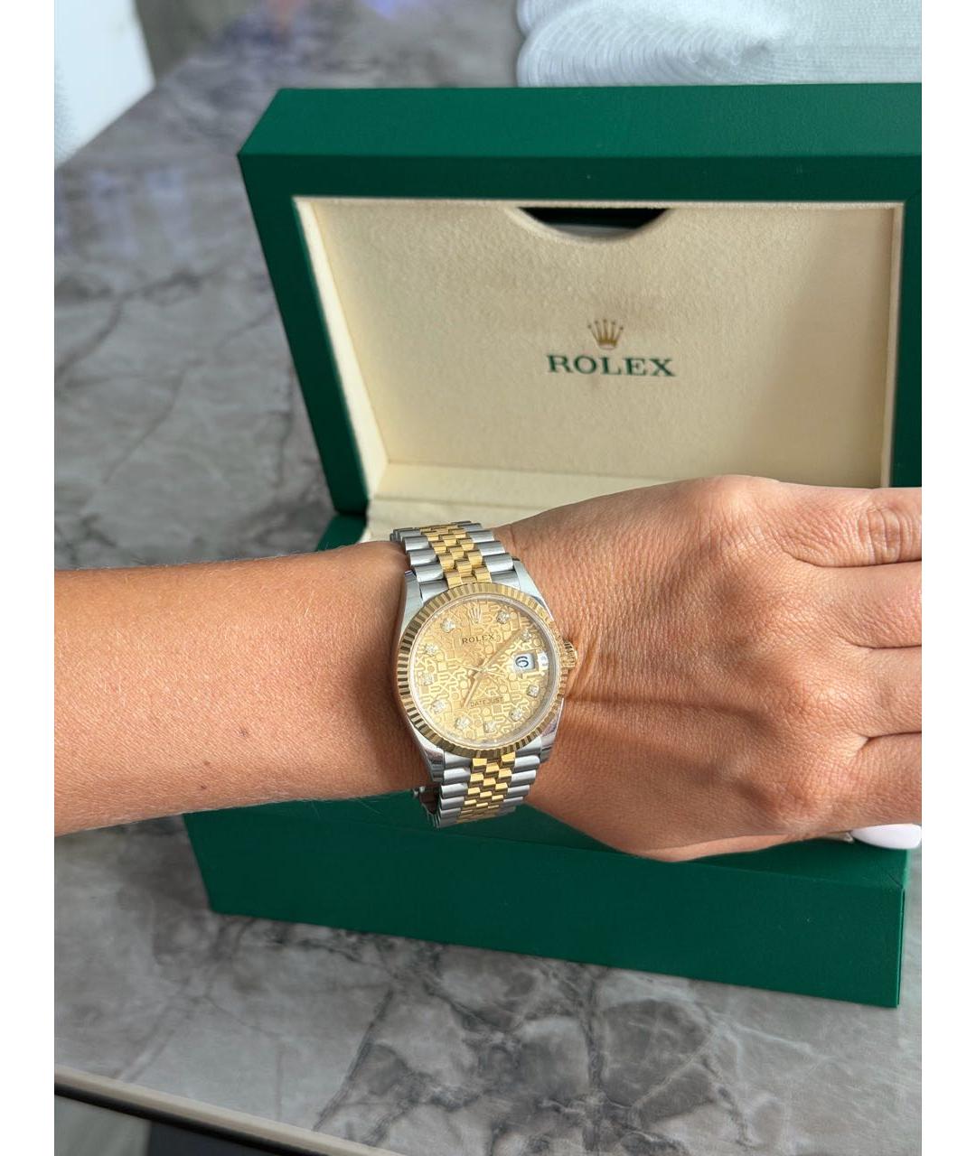 ROLEX Золотые часы из желтого золота, фото 4