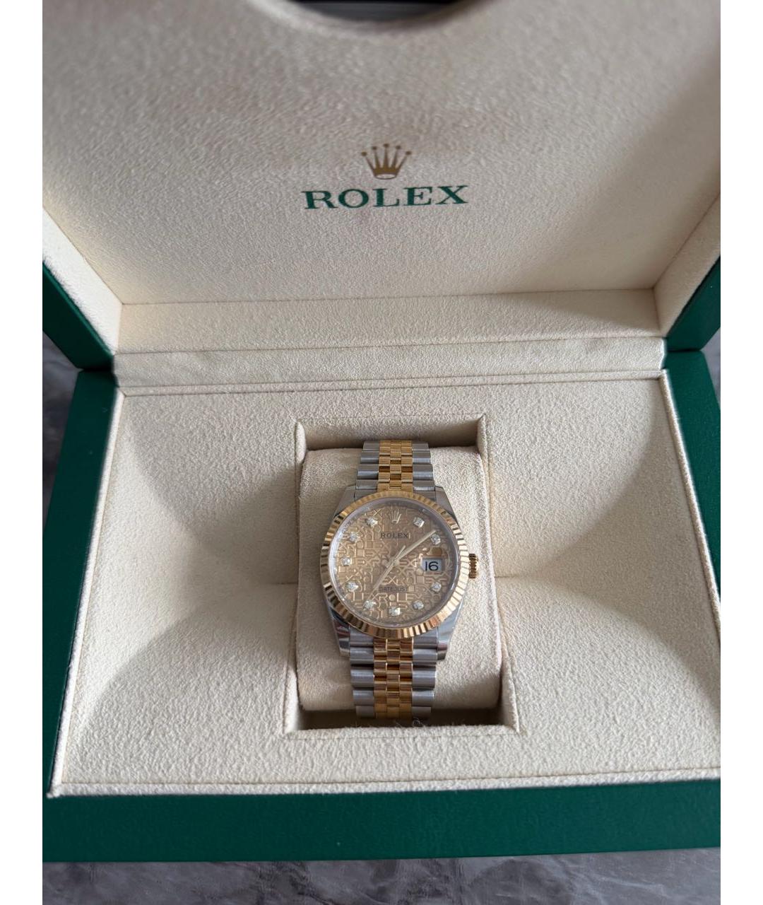 ROLEX Золотые часы из желтого золота, фото 7