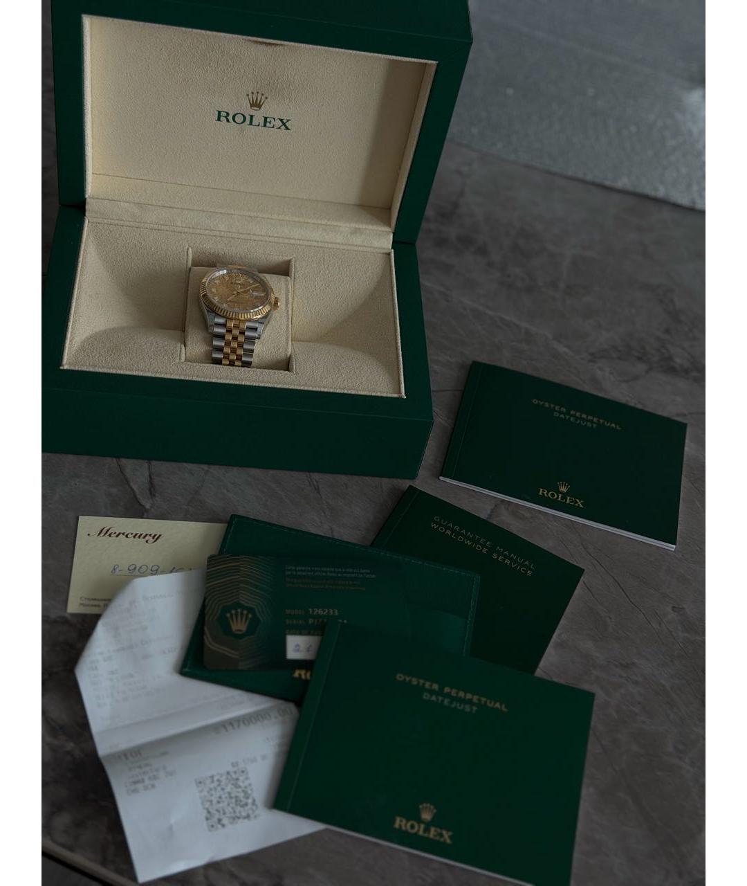 ROLEX Золотые часы из желтого золота, фото 6