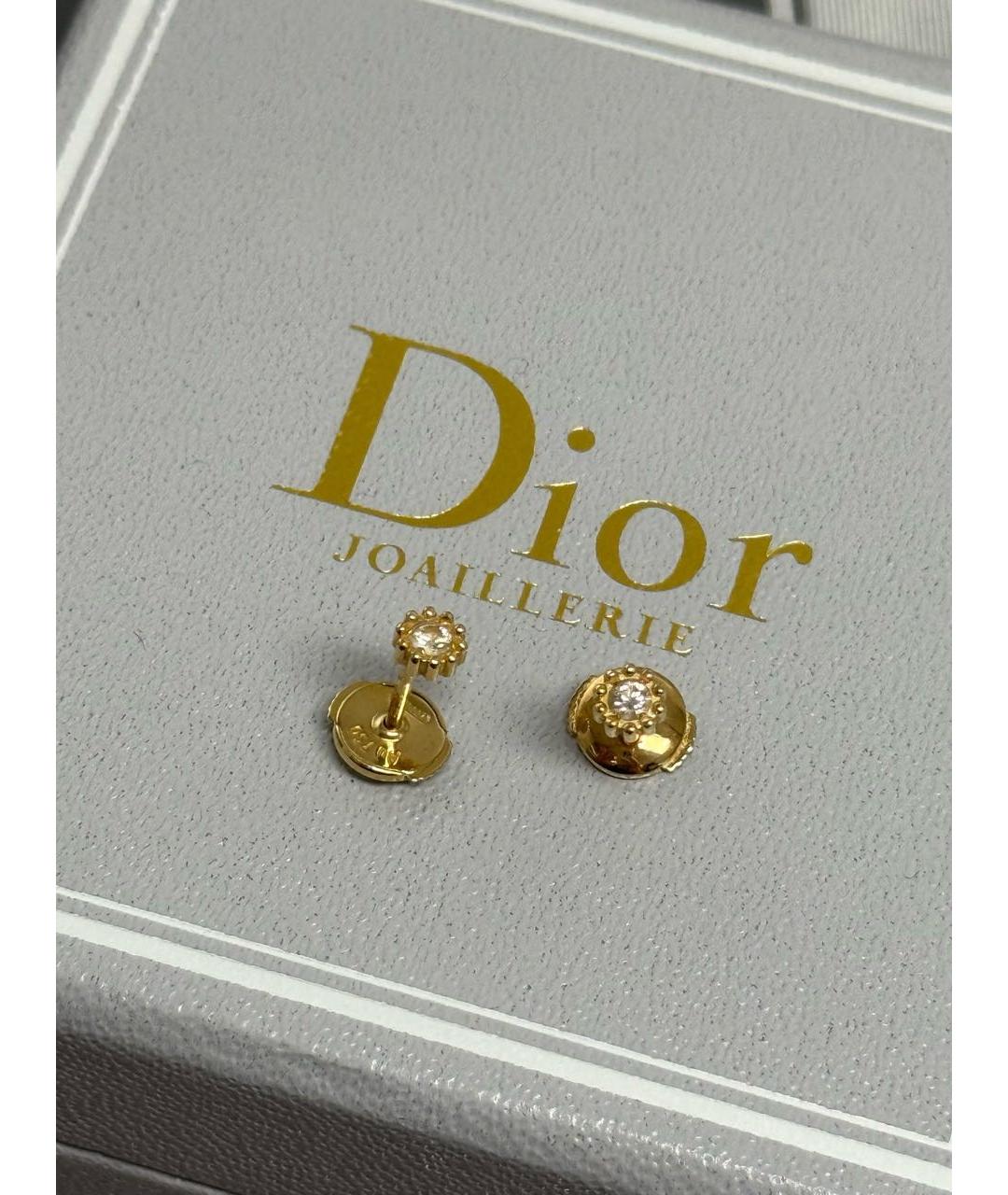 CHRISTIAN DIOR Золотые серьги, фото 4