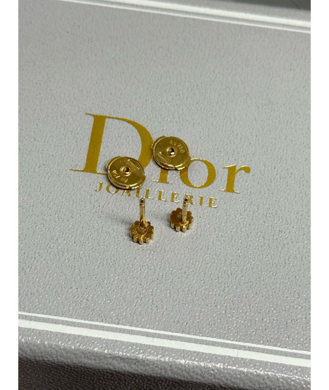CHRISTIAN DIOR Золотые серьги, фото 3