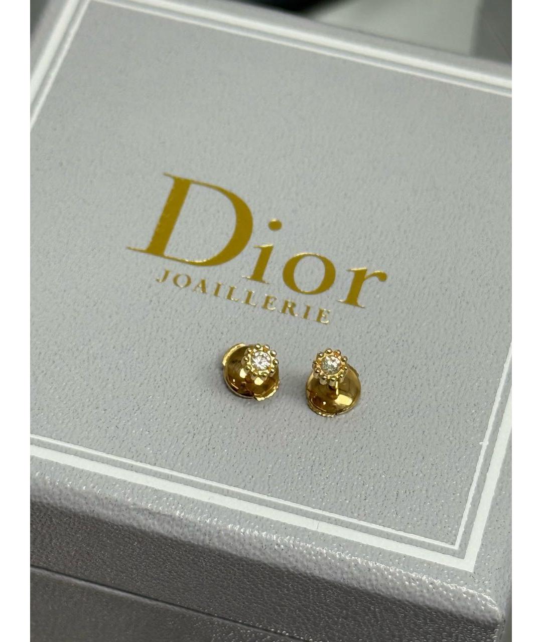 CHRISTIAN DIOR Золотые серьги, фото 5