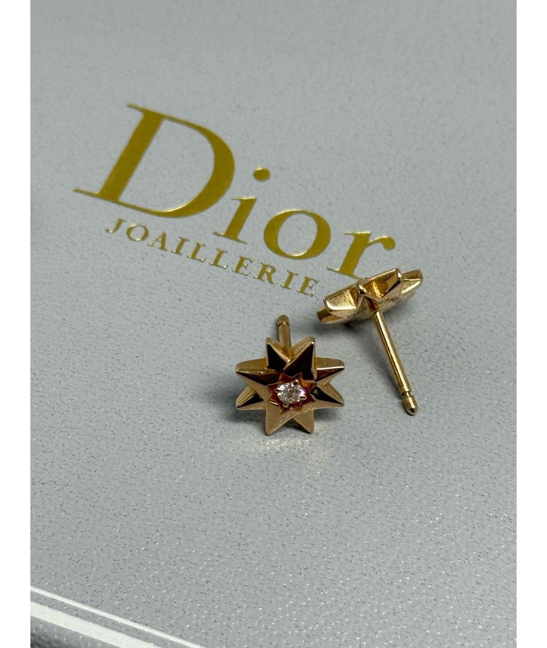CHRISTIAN DIOR Золотые серьги, фото 4