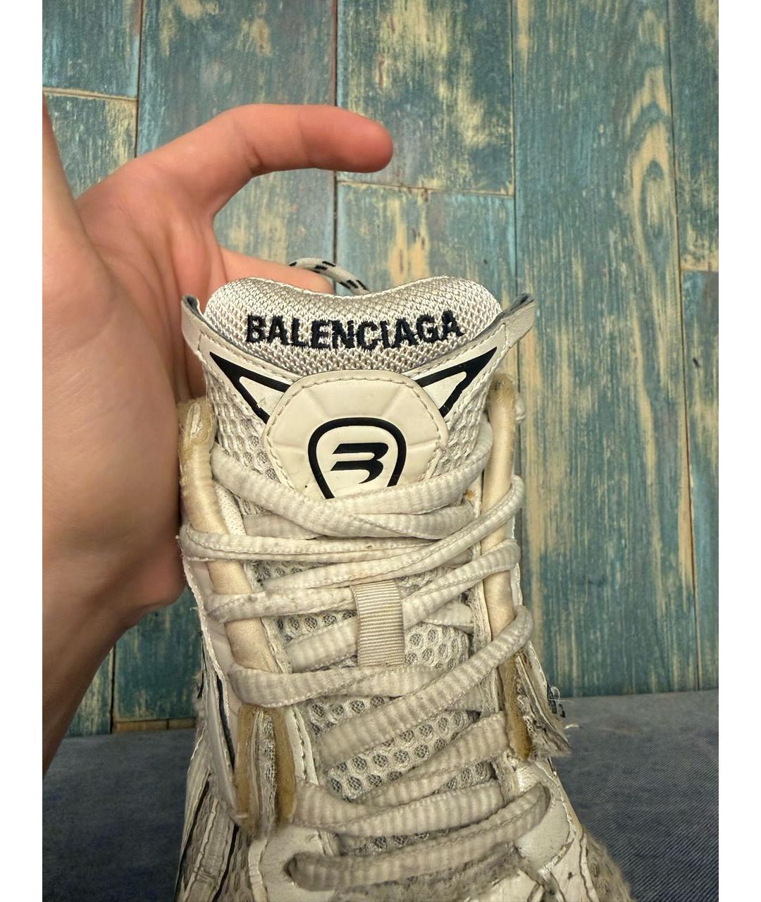 BALENCIAGA Белые низкие кроссовки / кеды, фото 3