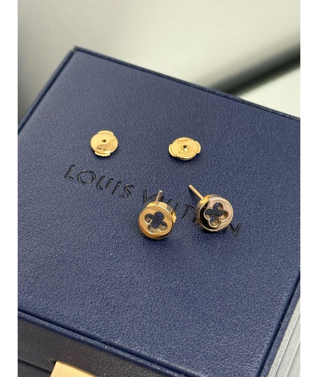 LOUIS VUITTON Золотые серьги из розового золота, фото 2