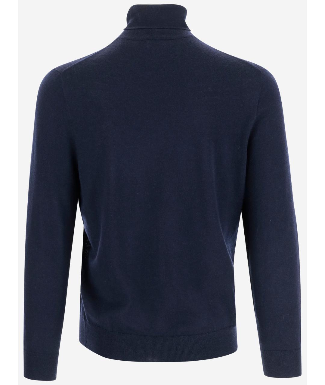 POLO RALPH LAUREN Темно-синяя водолазка, фото 2