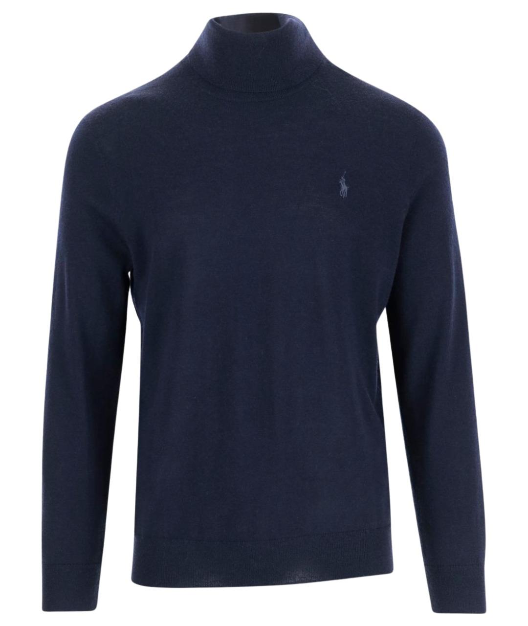 POLO RALPH LAUREN Темно-синяя водолазка, фото 1