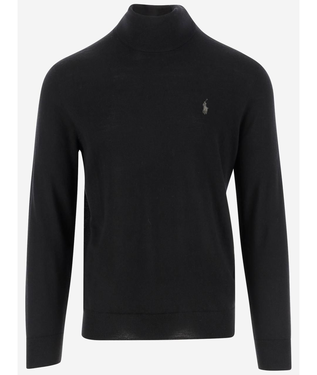 POLO RALPH LAUREN Черная водолазка, фото 4