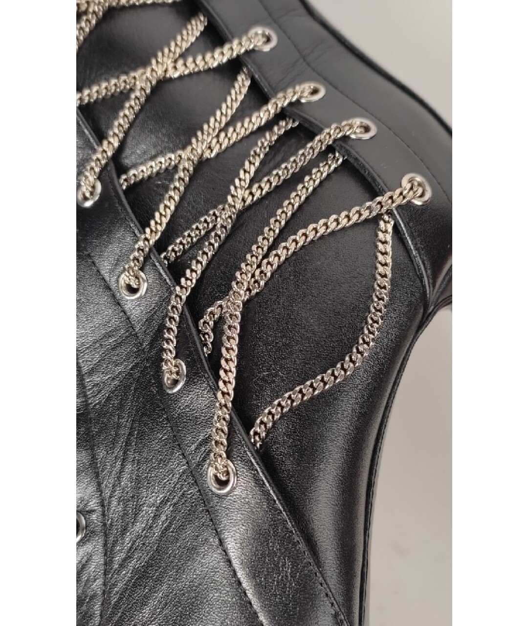 GIUSEPPE ZANOTTI DESIGN Черные кожаные ботильоны, фото 7
