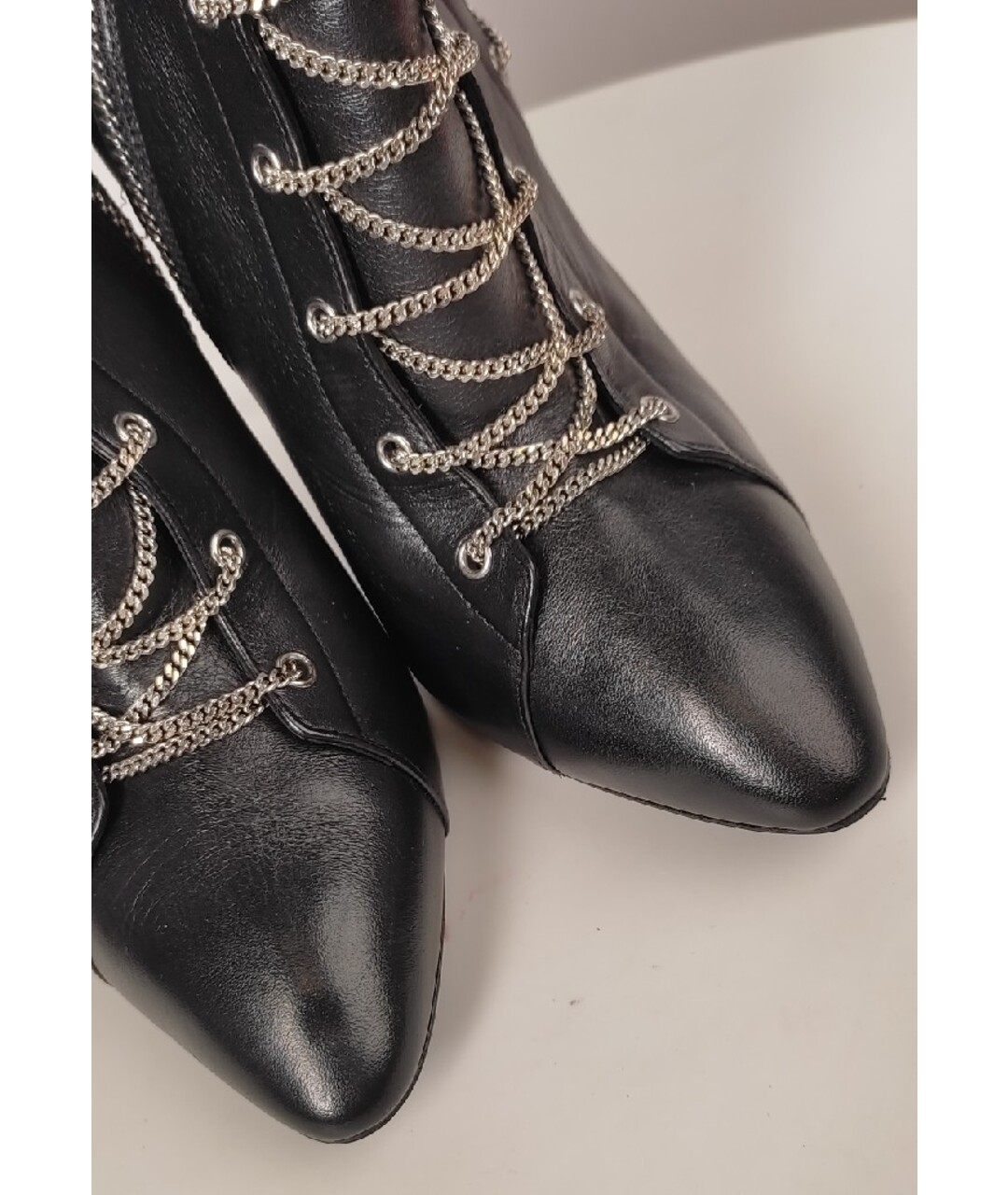 GIUSEPPE ZANOTTI DESIGN Черные кожаные ботильоны, фото 8
