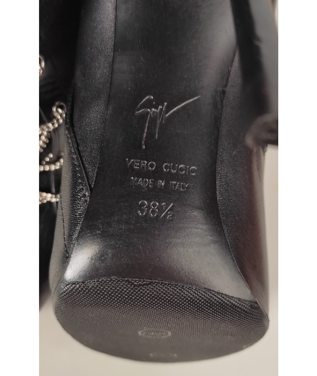 GIUSEPPE ZANOTTI DESIGN Черные кожаные ботильоны, фото 6