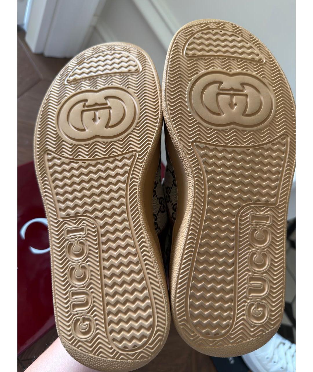 GUCCI Коричневые кроссовки, фото 5